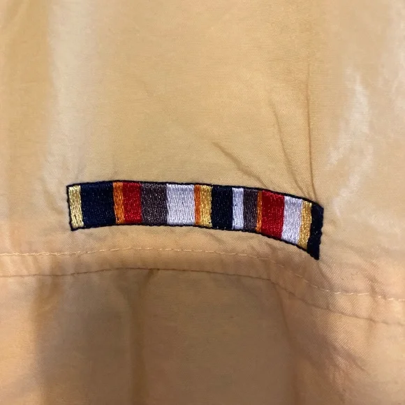 Catalina Vintage Track Windbreaker Jacket Yellow Gold Size Medium Lined - Picture 8 of 9